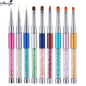 Кисть для наращивания акрилового УФ-геля, 3 шт.компл.