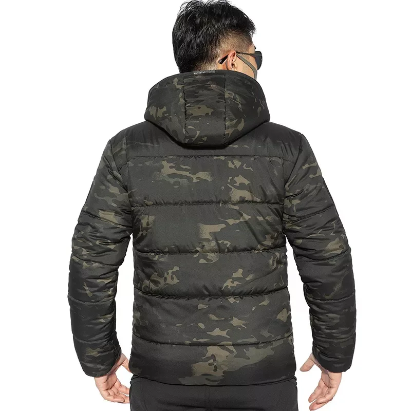 Military Camouflage Clothing Spring Warm Thermal Hooded Men's Winter Jacket Coat Light Weight Brand Winter Parka Men