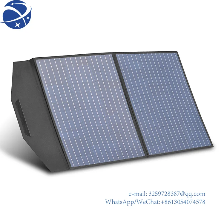 

High Efficiency PET Monocrystalline Solar Foldable Panel 100w Solar Folding Bag for Mobile Phone