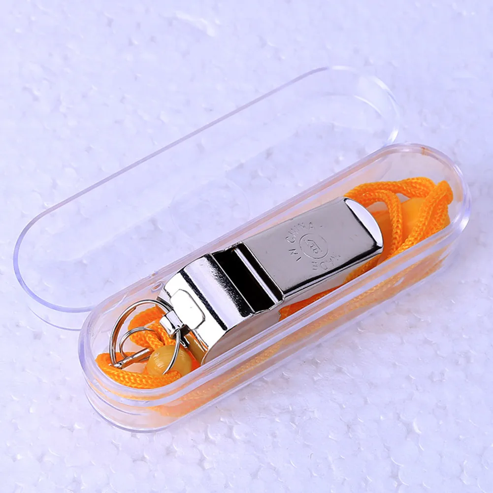 

Referee Tool Metal Whistle Stainless Steel Accessory Adapter Basketball Part Replacement Soccer Game High Quality