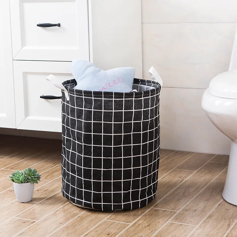 Корзина для грязной ткани дома корзина ведро хранения складная игрушек белья