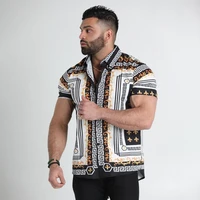 2022 summer new mens hawaii beach fashion short sleeve shirts casual streetwear outdoor all match mens tops