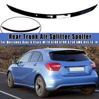 car rear trunk spoiler lip boot wing for mercedes for benz a class w176 a180 a200 a250 for amg a45 2013 2018 rear spoiler wing