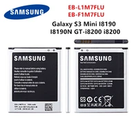 samsung orginal eb l1m7flu eb f1m7flu 1500mah battery for samsung galaxy s3 mini gt i8190 i8160 i8190n gt i8200 s7562 g313 wo
