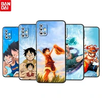 anime one piece luffy for samsung galaxy a52s a72 a71 a52 a51 a12 a32 a21s 4g 5g fundas soft black phone case capa coque cover