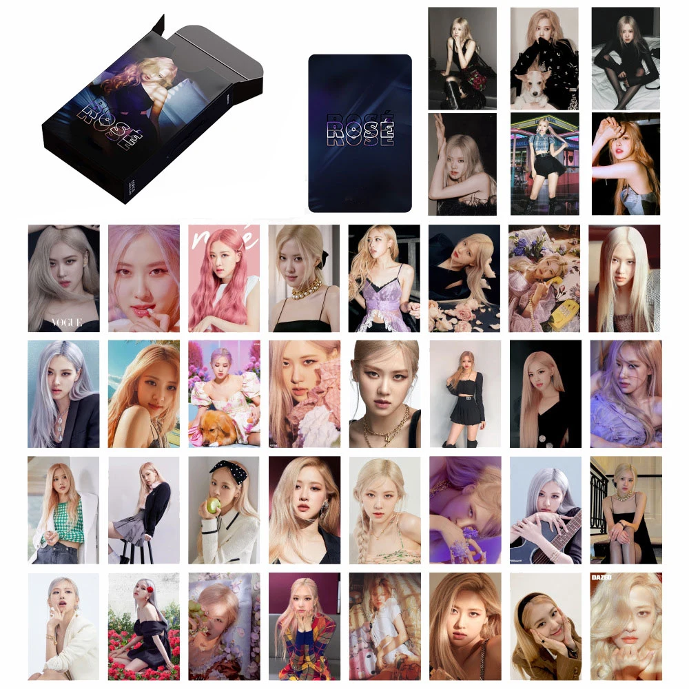 54 шт./компл. Kpop Фотокарта для девочек Bp новый альбом розовые ломо-карты открытки