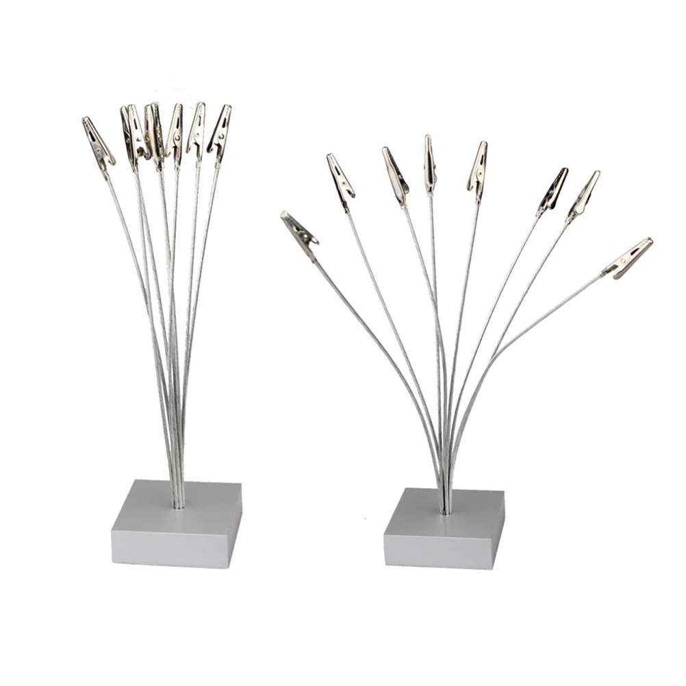 

Desk Cord Holder Clip Card Table Holder Photo Number Stand Picture Reserved Message Note Frame Tree Family Alligator