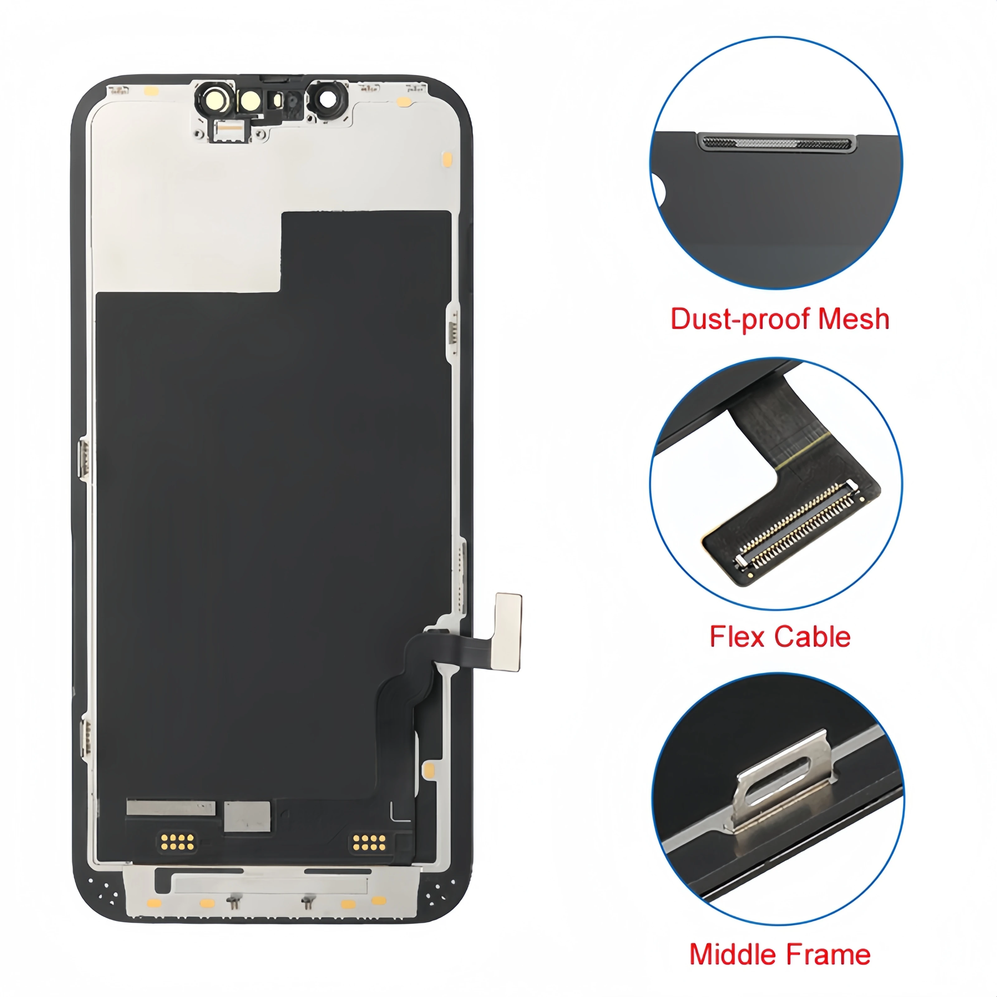ЖК-дисплей для iPhone 13 A2633 A2482 A2631 A2634 A2635 дисплей с сенсорным экраном и дигитайзером в