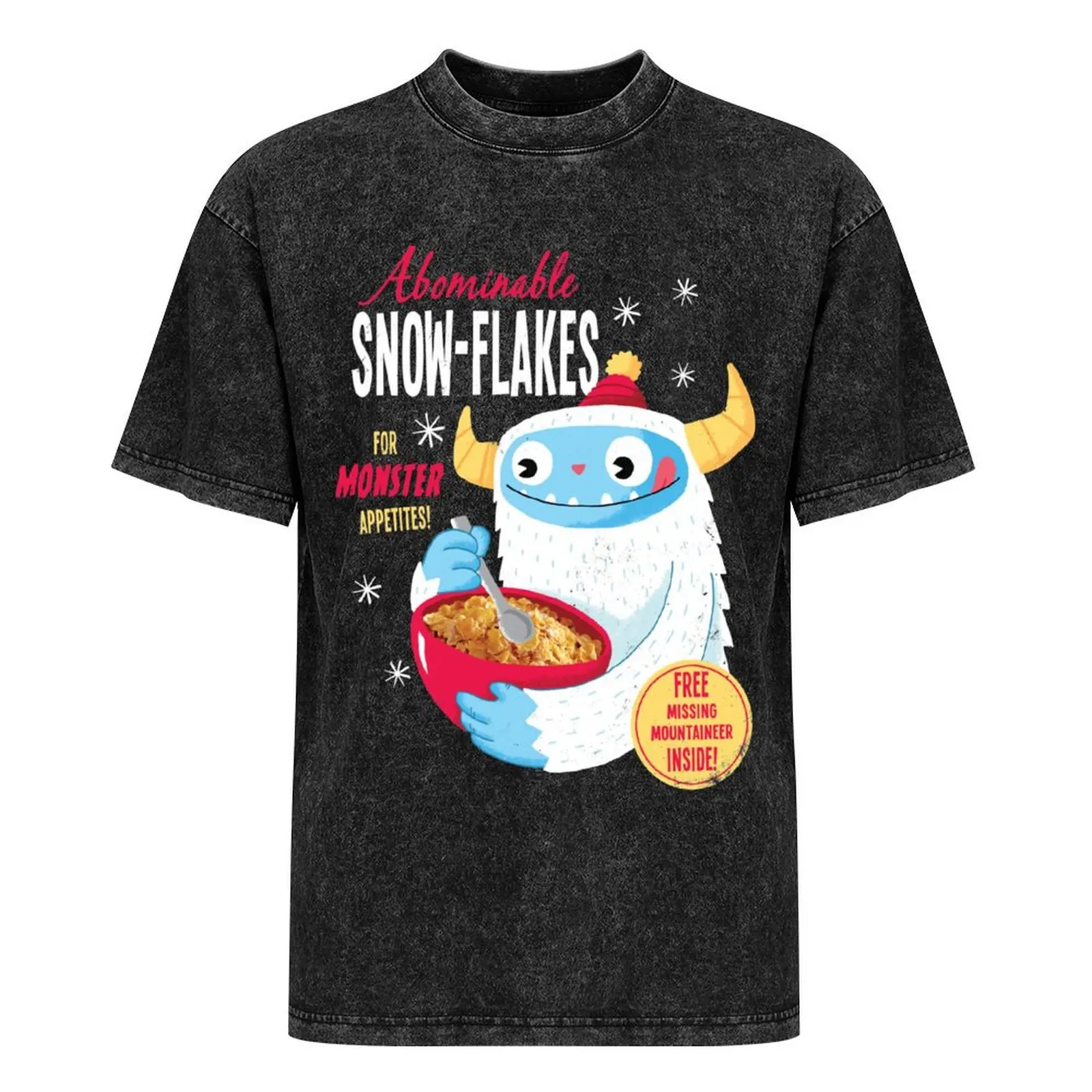 Футболка Abominable Snowflakes с короткими рукавами бутиковая одежда на день Святого