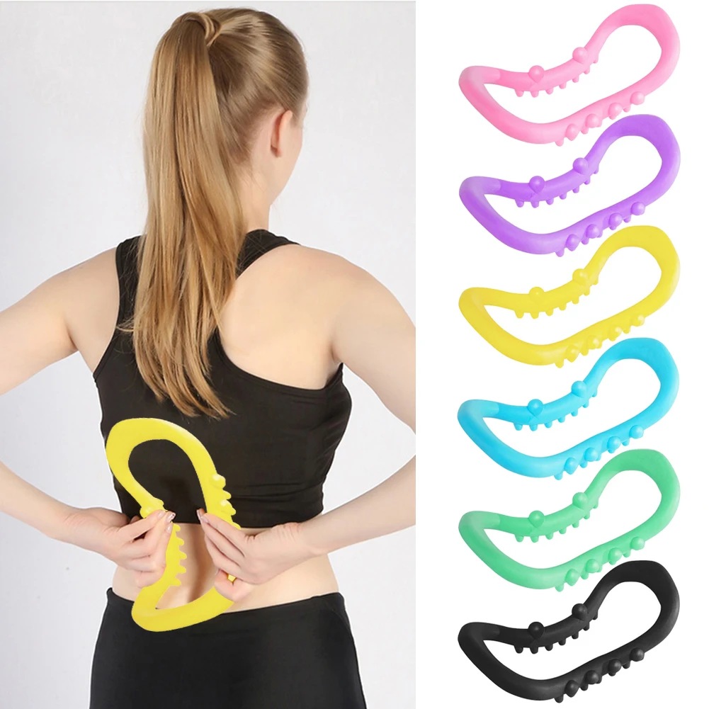 Кольцо для пилатеса в тренажерном зале массажное кольцо из ТПЭ йоги фитнеса