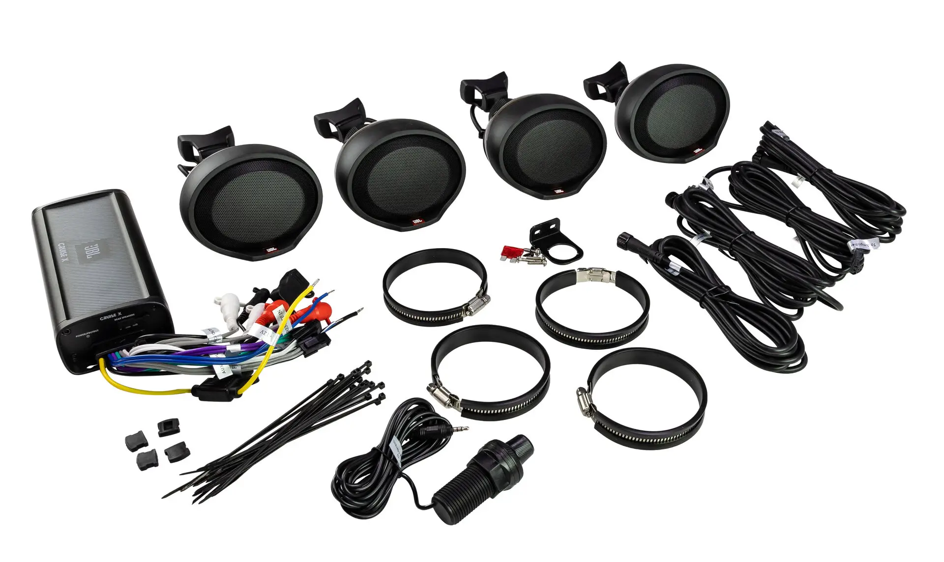 Аудиосистема водонепроницаемая 4-канальная Bluetooth JBL cruisex Автомобили и мотоциклы Другие запчасти и принадлежности для транспортных средств Лодки и морские суда