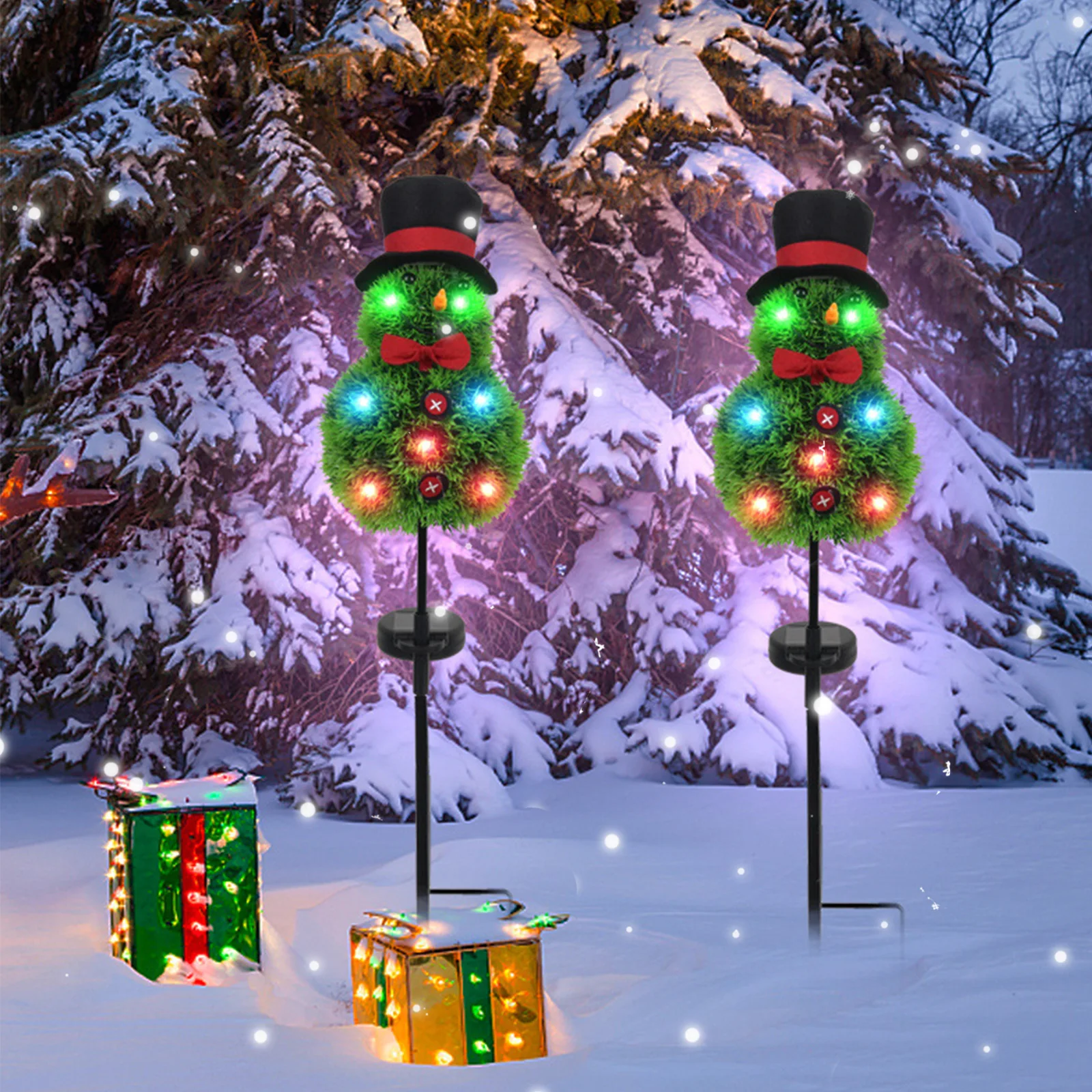 

Садовые фонари на колышках на солнечных батареях для рождества, водонепроницаемые Ландшафтные фонари, подарок на новоселье, светодиодные ф...