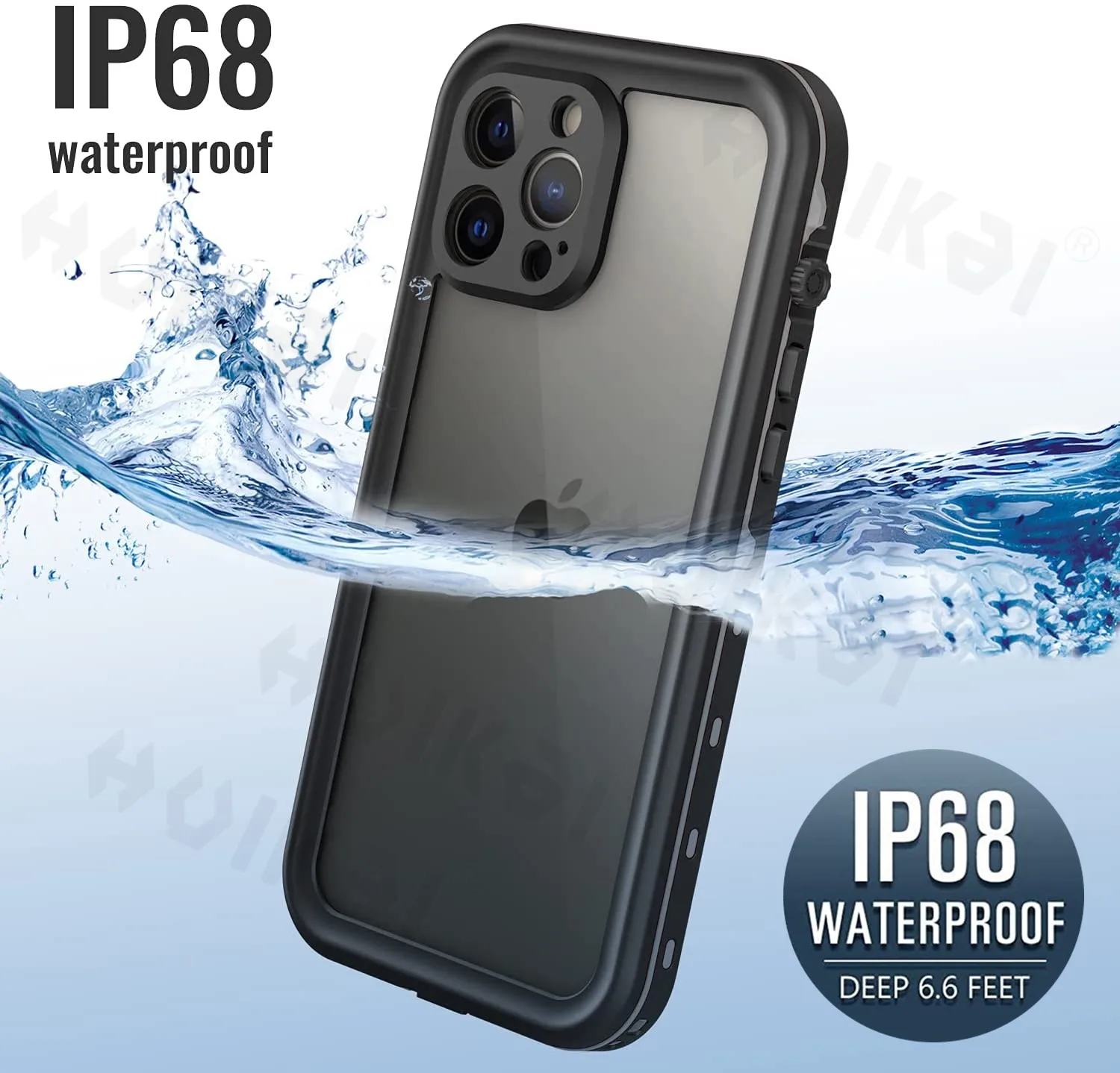 Водонепроницаемый чехол для iPhone 13 Pro Max 12 14 Mini 11 X XS XR IP68 ударопрочный