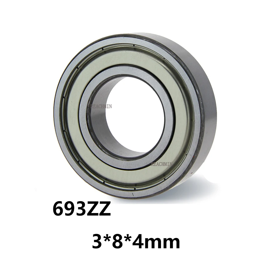 

15pcs/lot 693ZZ Bearing DeepGroove Ball Miniature Mini Bearing Steel Rolling Bearing 693-ZZ 3*8*4mm 3x8x4 Bearing Steel Material