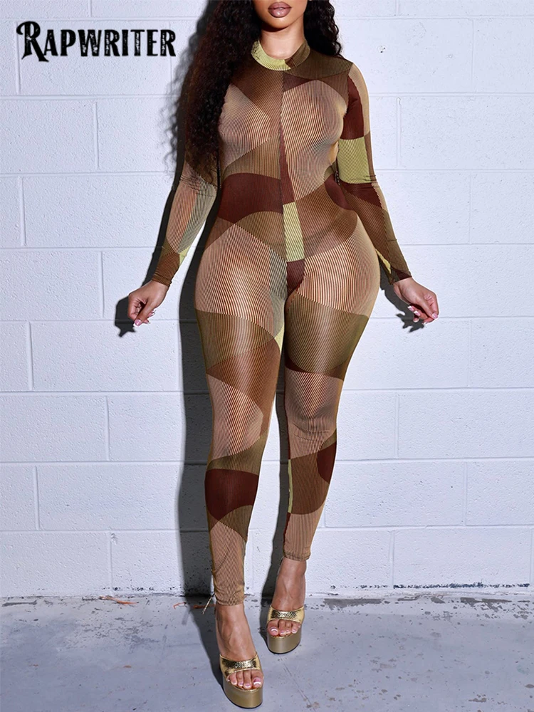 

Комбинезон женский в полоску, с заниженной талией