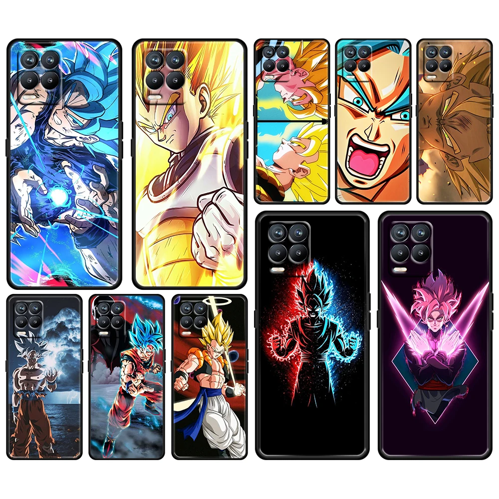 

Hot Anime Dragon Ball Goku For OPPO Realme GT Neo Master Edition 9i 8 7 Pro C21S Narzo 30 5G Fundas Soft Black Phone Case Cover