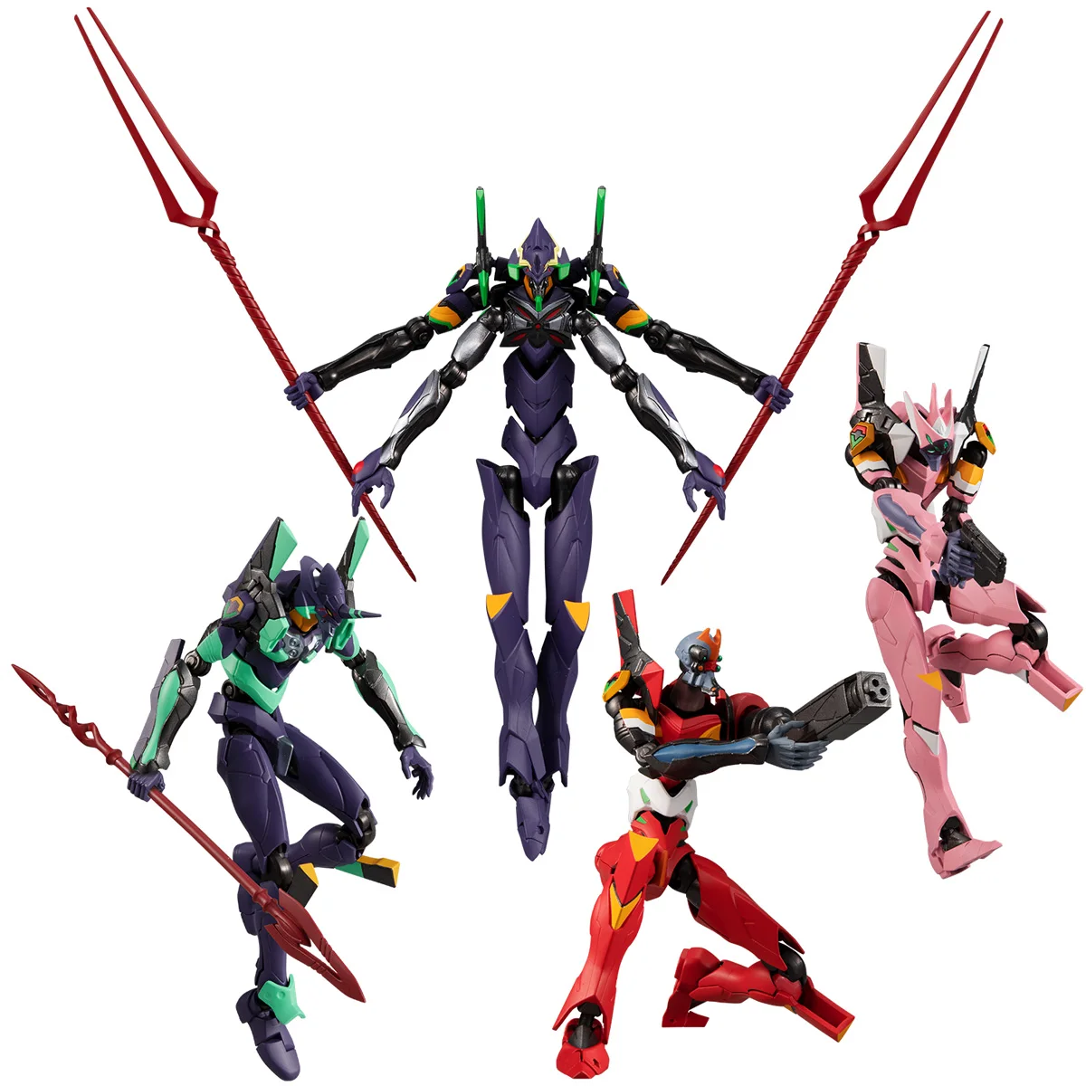 Аниме фигурки Bandai игрушки неоновая модель Genesis Evangelion-01 02 13G-FRAME Эва рамка портреты