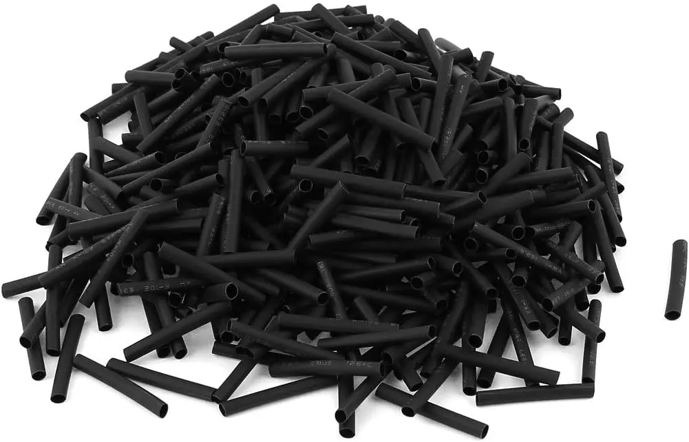 

Keszoox Wire Wrap Sleeve 2.5mm Dia 30mm Long Heat Shrink Tubing 480pcs Black