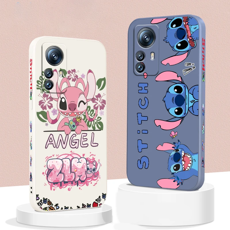 

Lilo Stitch Disney Anime Cute Phone Case For Xiaomi Mi 13 12S 12 12X 12T 11i 11T 11 10 10S Pro Lite Ultra 5G Liquid Left Rope