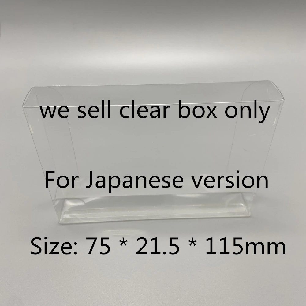 

Коллекционная витрина для семейного компьютера FC/Nintendo/Famicom, прозрачная коробка для хранения игр, прозрачная оболочка