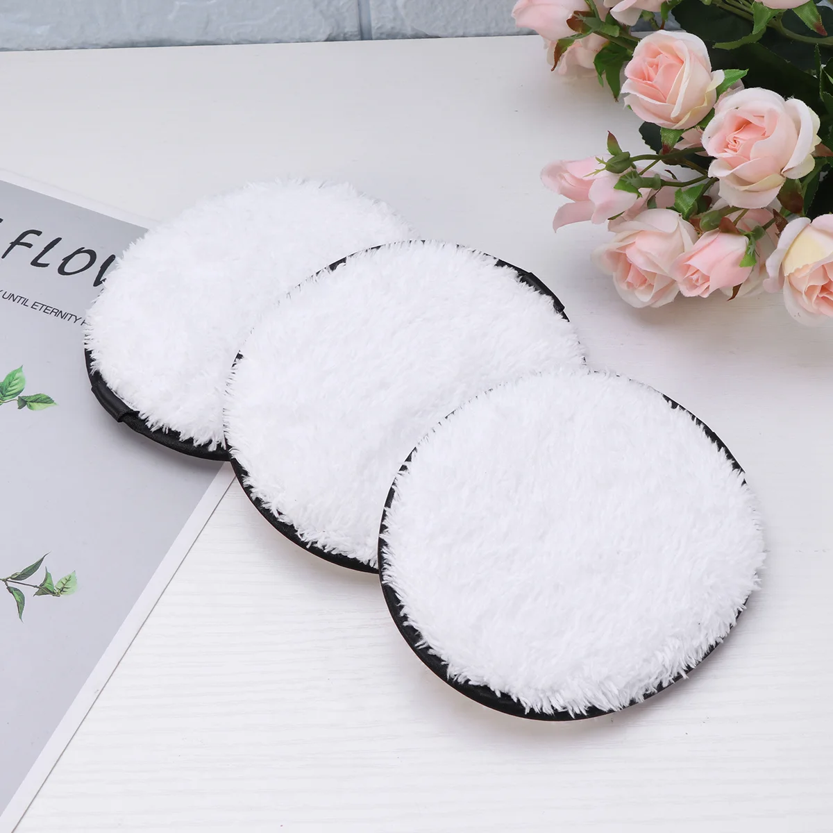 

Pad Face Remover Puffs Sponge Exfoliating Facial Makeup Loofah Pads Cleaningsponges Shower Cleansing Bath Wipe Washable Reusable