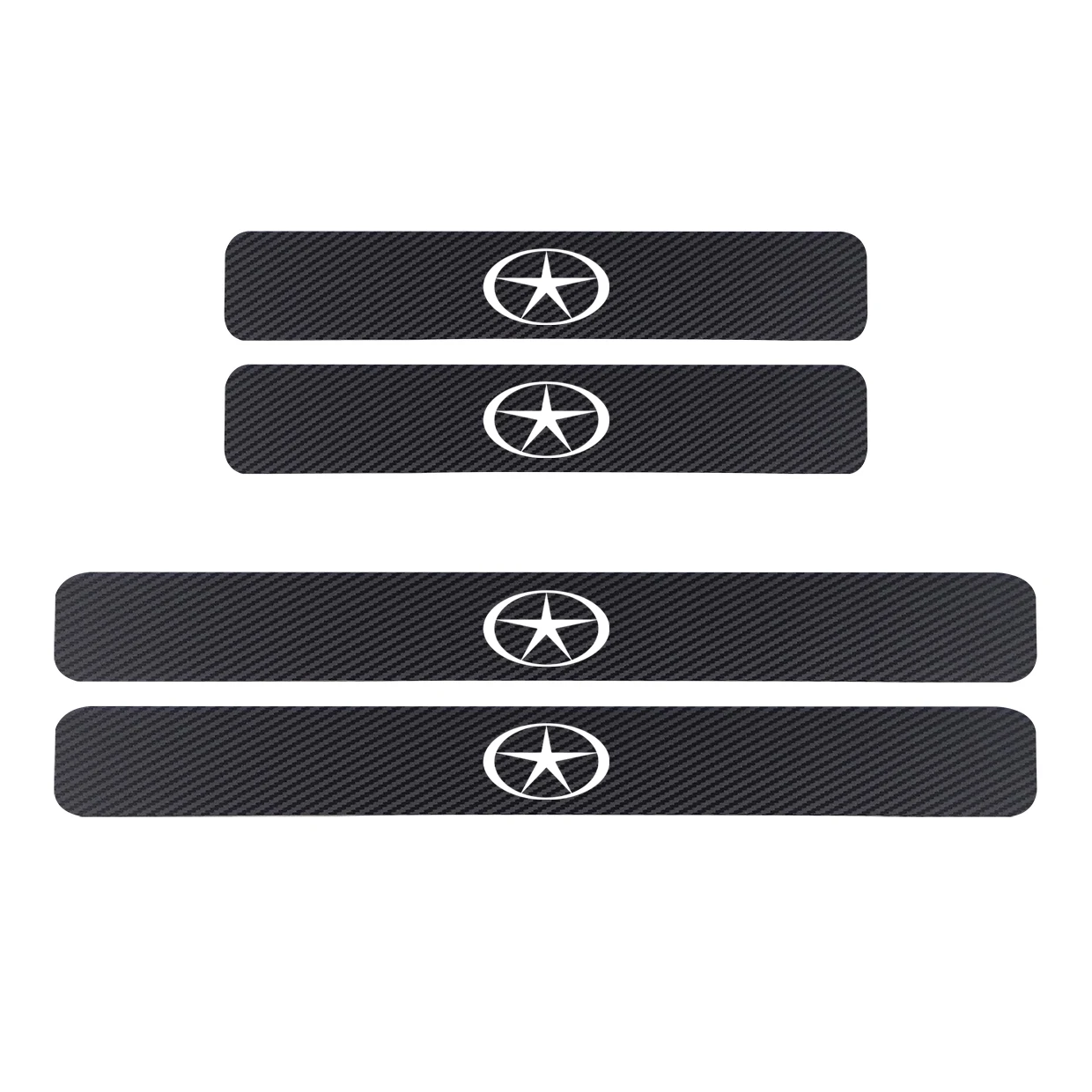 Наклейки на порог двери автомобиля накладки из углеродного волокна для JAC Refine J1 J2