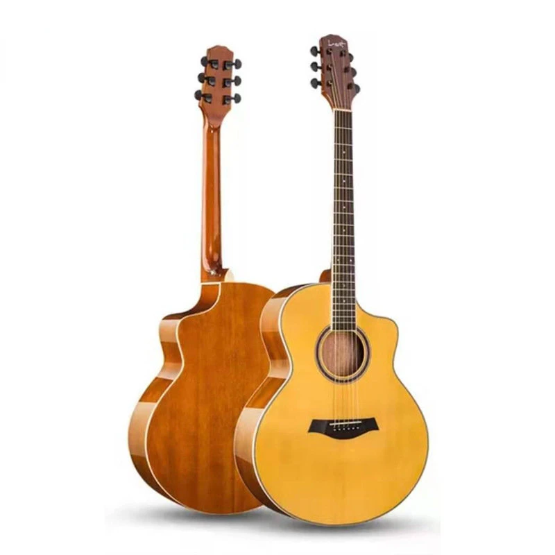 

Акустическая гитара 41 дюйм, качественная оригинальная гитара из красного дерева для путешествий, профессиональная электрическая гитара дл...