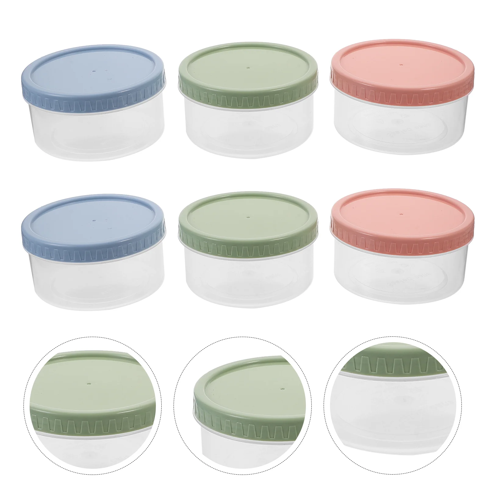

Household Food Containers Storage Cases Clear Fridge Bins Reusable Freezer Holders