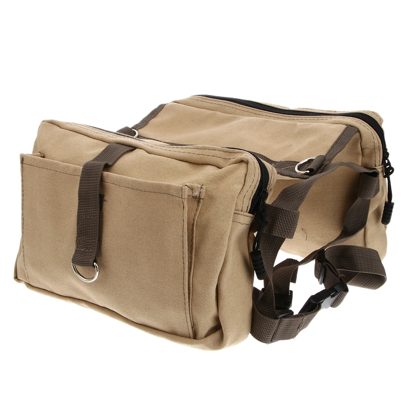 

Dog Saddle Bag Canvas Bag Outdoors Dog Backpack Khaki Saddle Bag for Dog Dog Backpacks Dog Hiking Backpack