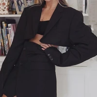 2021 new notch single button suit cardigan jacket suit ladies office bag hip skirt suit jacket high waist a line mini skirt set