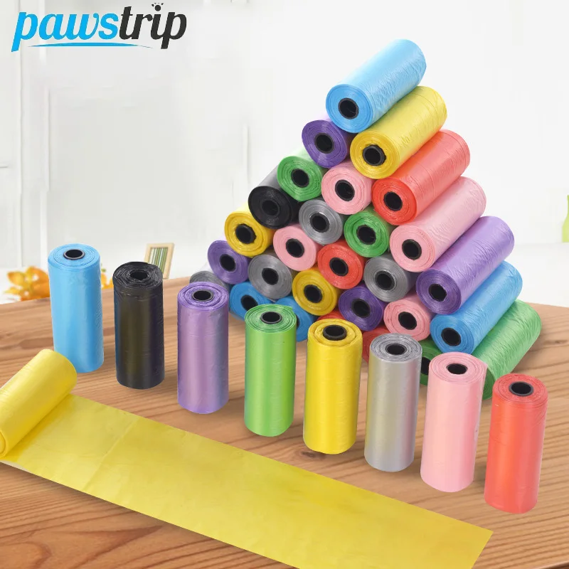 10 рулонов сумка для уборки собак 15 мешков/рулон