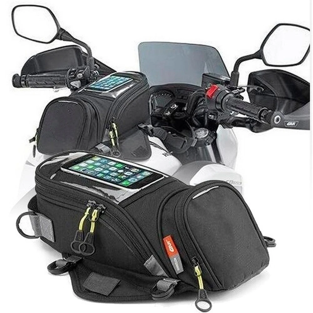 

Waterproof Motor Tank Bag Black Oil Fuel Tank Bag Magnetic Motorbike Saddle Bag Single Shoulder Bag Motorcycle Backpack New