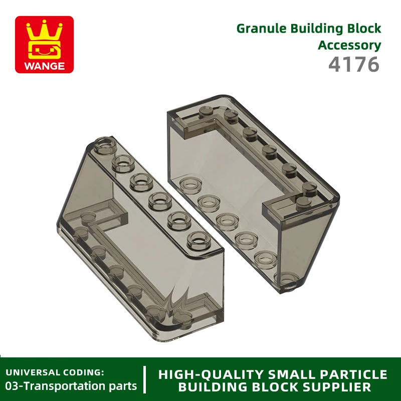 Конструктор лобовое стекло Wange 4176 100 г/27 шт. цветные аксессуары Moc совместимы с