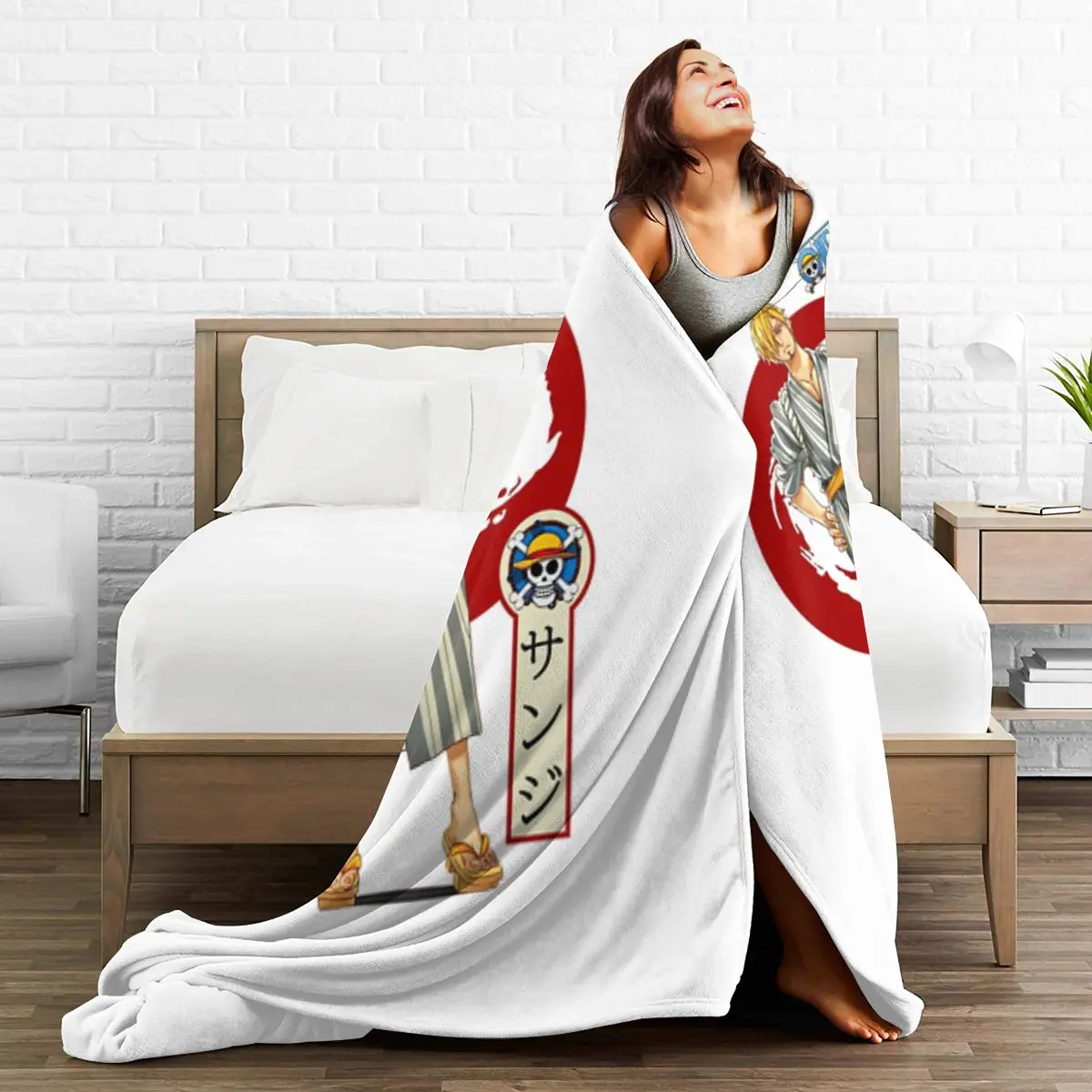Sanji ультрамягкое одеяло из микрофлиса