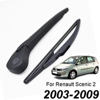 adohon rear windshield wiper blade arm set for renault grand scenic 2009 2008 2007 2006 2005 2003 wiper kit for modus 2004