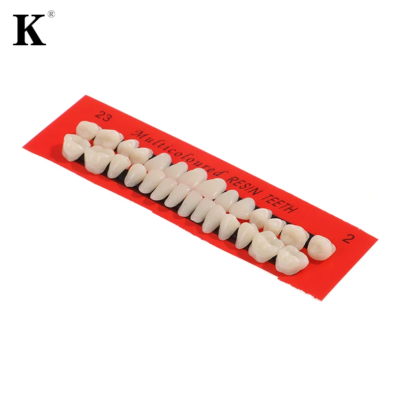 28 шт./компл. Универсальный Resi накладные зубы Смола Зубы Модель прочные зубные