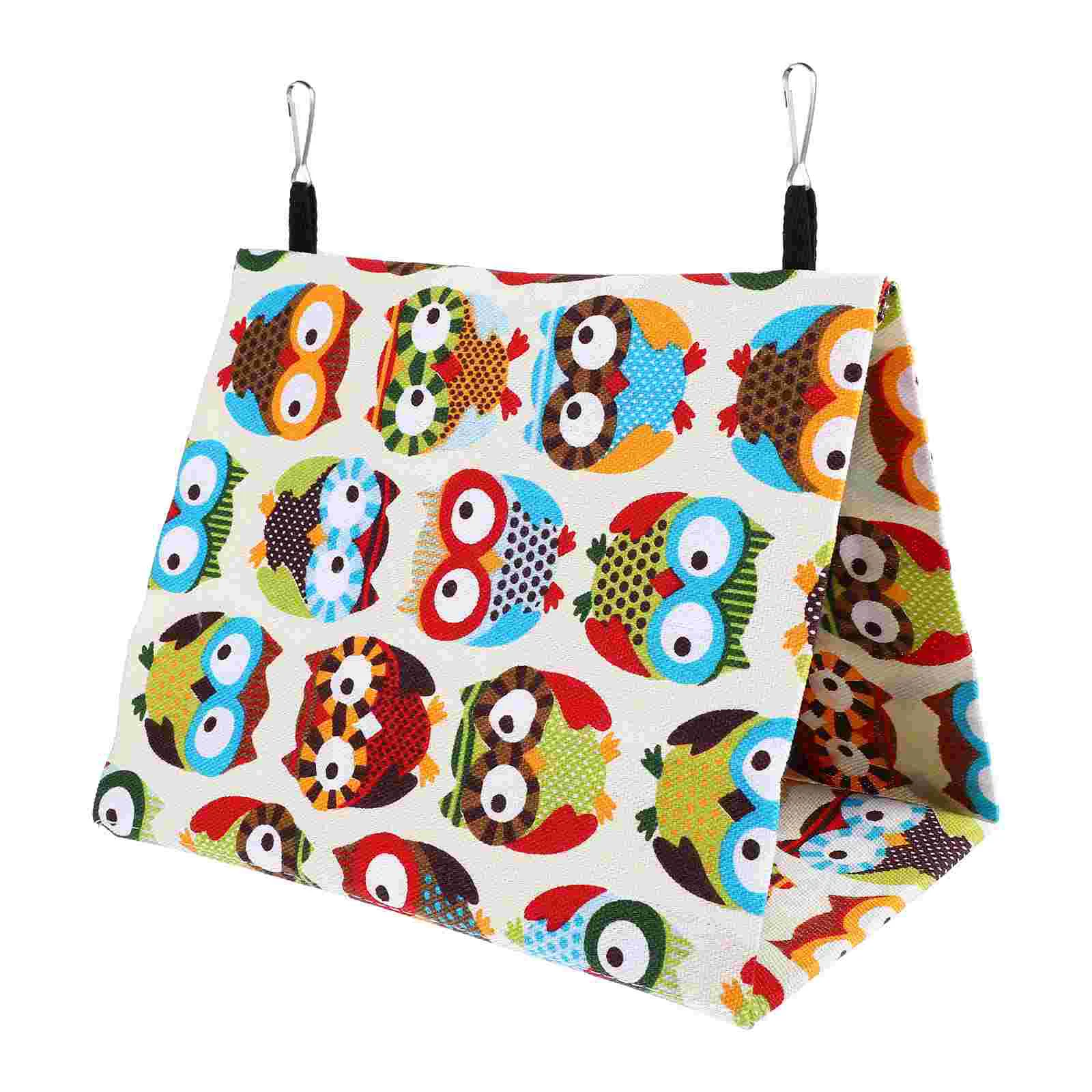 

POPETPOP Parrot Hammock Bed Bird House Bed Triangle Bird Sleeping Parrot Hanging Tent Snuggle Hut