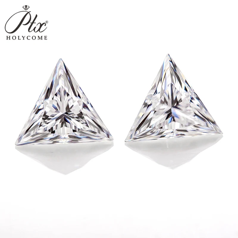 Лидер продаж ручная работа сертификат GRA D белый VVS1 отличная огранка треугольный