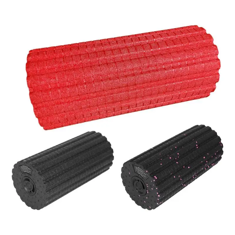 

Vibration Roller Massager 4 Gears Rechargeable Vibrating Muscle Massage Roller Portable Foam Muscle Roller For Yoga Workout
