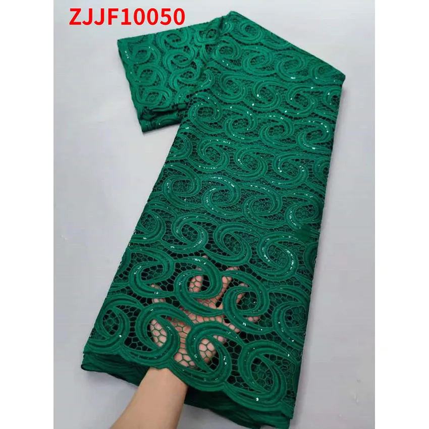 

Fashion African Ankara lace Cloth Textiles Breathable Nigerian mesh embroidery In For Women Dress Fabric ZJJF10050