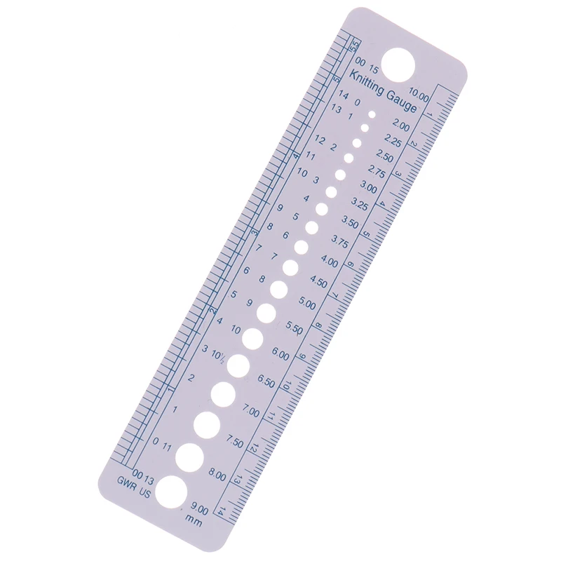 1 шт. прибор для измерения швейной иглы дюймовый инструмент шитья линейка см 2-10 мм