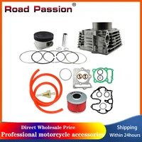 road passion 85mm air cylinder block piston rings kit gasket fuel hose oil gasoline filter kit for honda xr400 xr 400