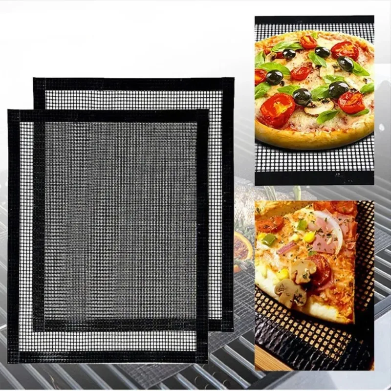 1 шт. антипригарный сетчатый коврик для барбекю многоразовый термостойкий