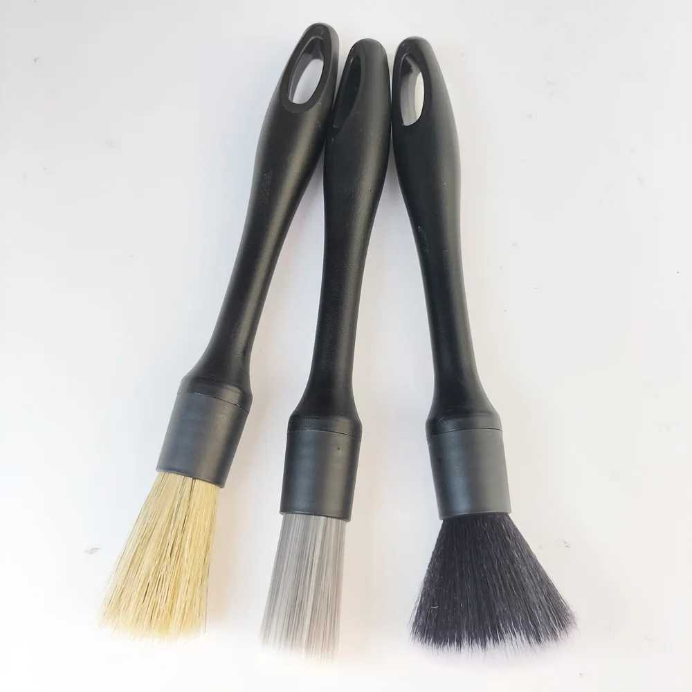 

3pcs/Set Car Cleaning Brush Soft Car Bristles Gap Wheel Cleaning Brush Auto Detailing Brushes Car Interior Cleaner Accessories