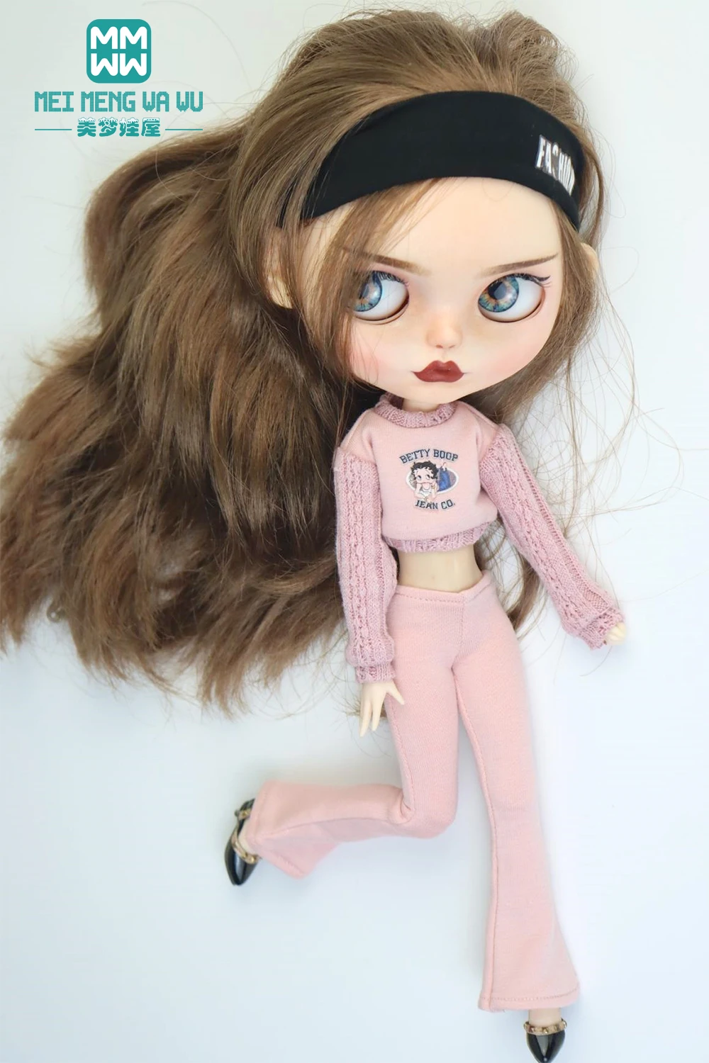 Фото Модная Одежда для куклы Blyth, свитер, юбка, брюки, леггинсы, подходит для Azo OB22 OB24, аксессуары для кукол, игрушки в подарок №1