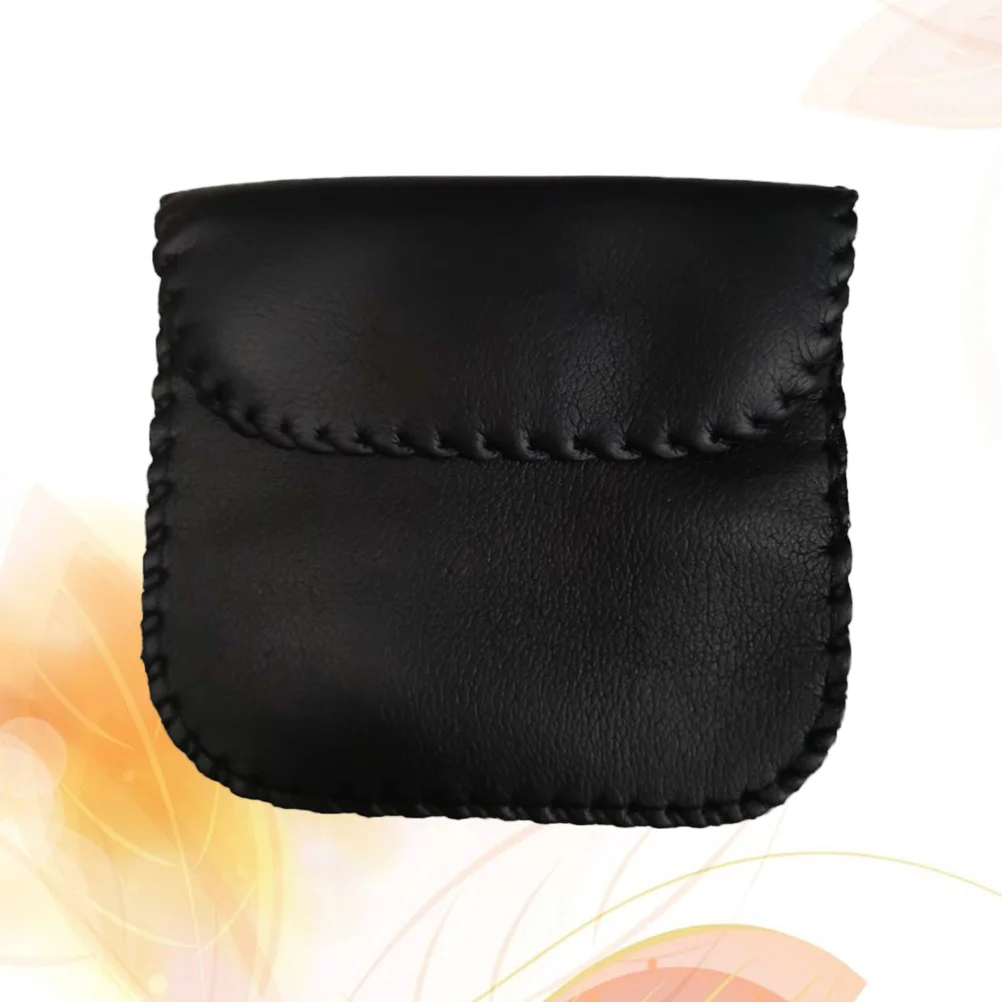 

1Pc Earphone Bag Black Portable Mini Earphone Storage Bag Carrying Punch Cable Storage Bag for Earbud Cables Flash Drive