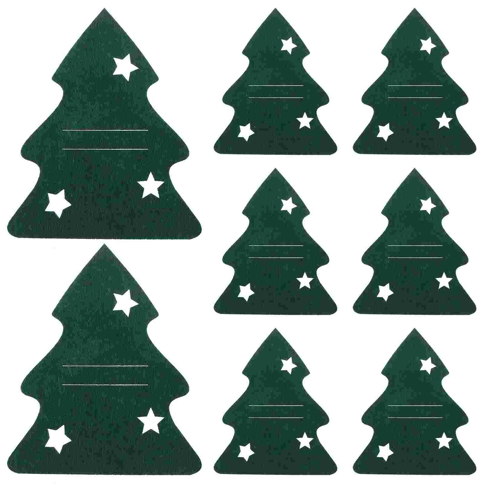 8-комплект зимней рождественской елки набор сумок для столовых приборов