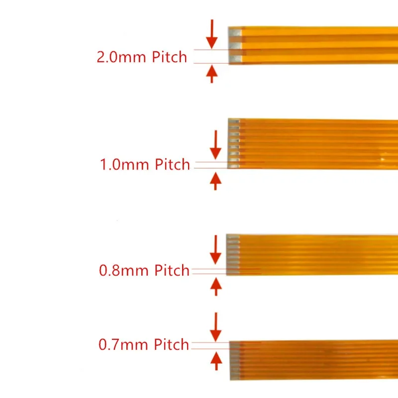 

2PCS FPC FFC Cable PCB Wire Connector 0.7/0.8/1.0mm Pitch 3 4 5 6 7 8 9 10 12 14 16 18 20 24 26 30 36 40 Pin