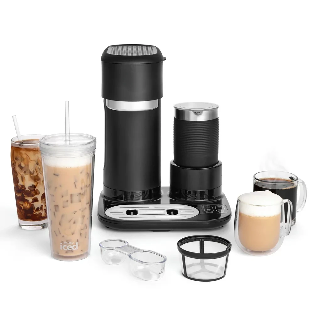 

Single-Serve Latte, Iced, and Hot Coffee Maker, Black Espresso coffee maker Cold brew coffee maker Coffee makers Coffee machine
