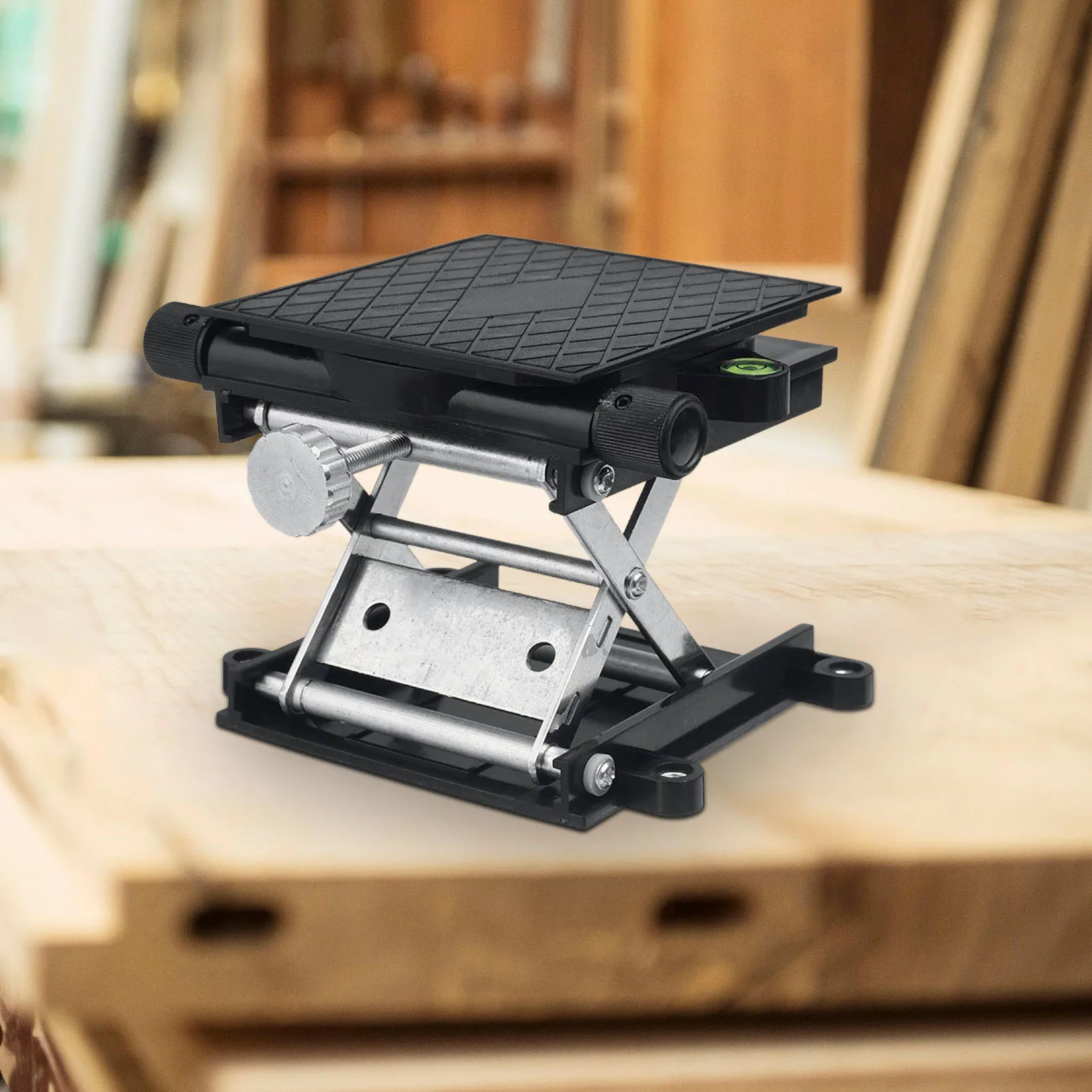 Лабораторный домкрат научный ножничный подъемный платформа из алюминиевого